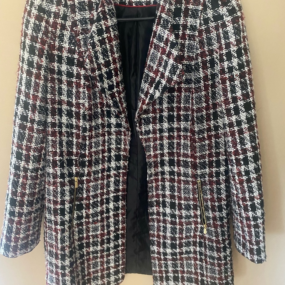 Stylish Women's Plaid Jacket